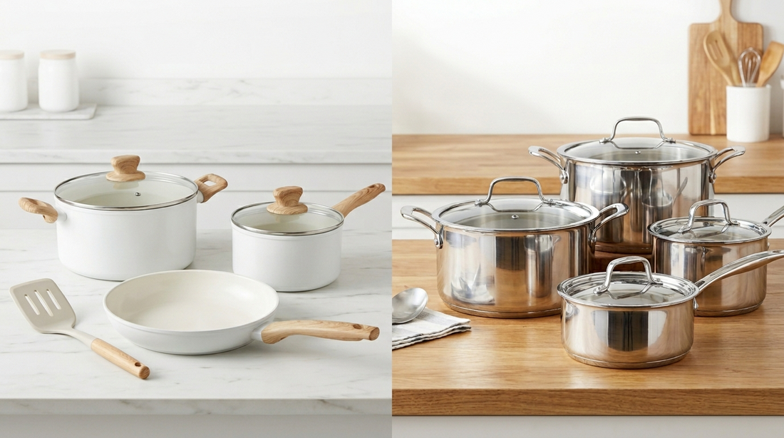 Ceramic Cookware vs. Stainless Steel: Which Is Right for Your Kitchen?