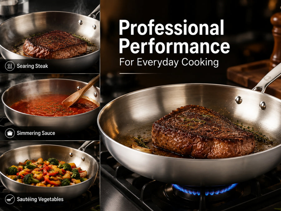 Tri-Ply cookware