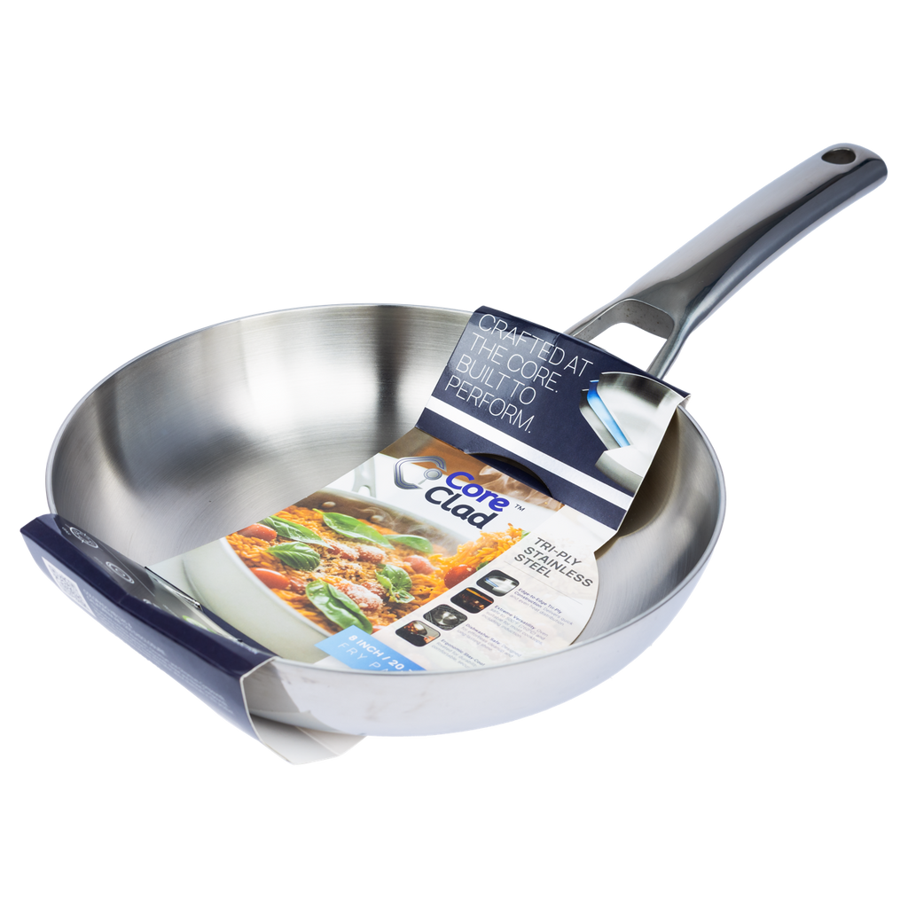 CoreClad 8 IN Tri-Ply Stainless Steel Skillet · Seville