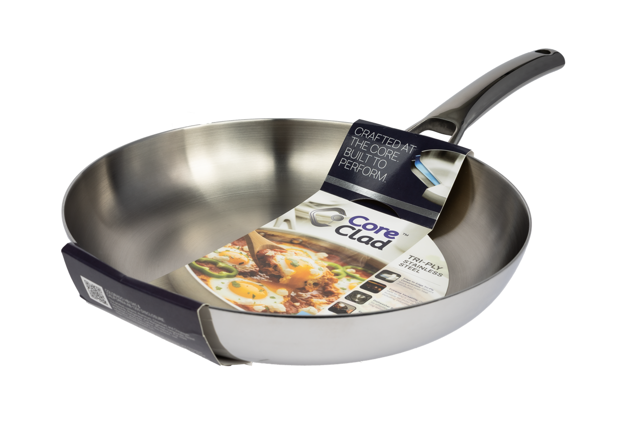 CoreClad 10 IN Tri-Ply Stainless Steel Skillet · Seville