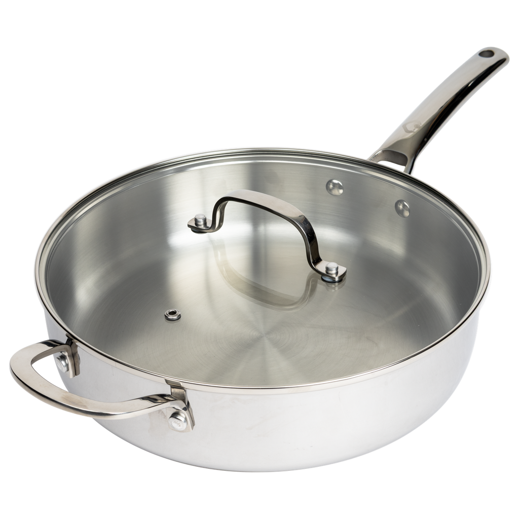 CoreClad 4.2 QT Tri-Ply Stainless Steel Saute Pan · Seville
