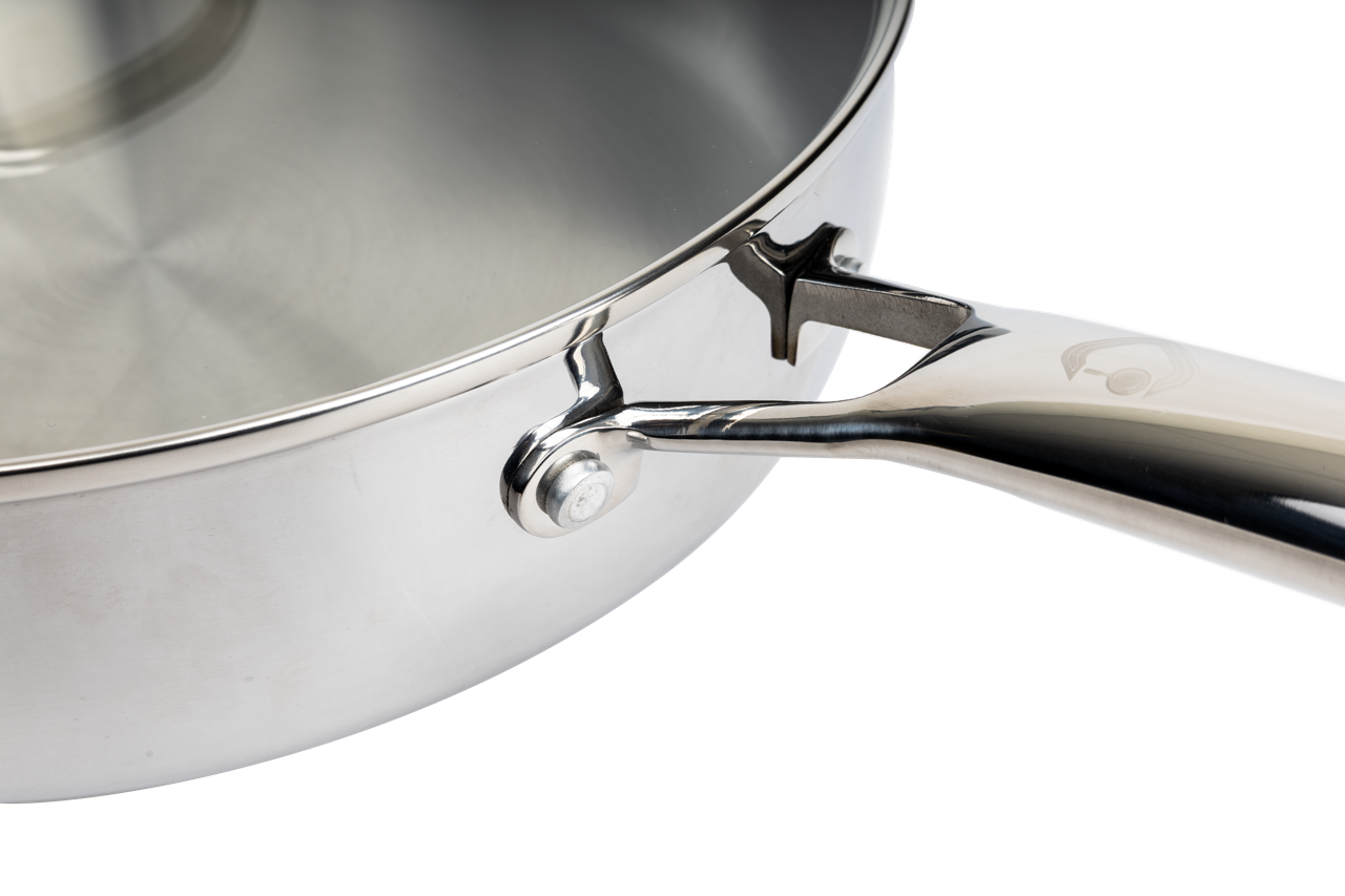 CoreClad 4.2 QT Tri-Ply Stainless Steel Saute Pan · Seville