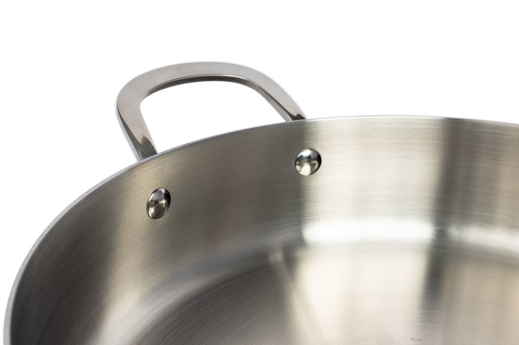 CoreClad 4.2 QT Tri-Ply Stainless Steel Low Casserole with Lid · Seville