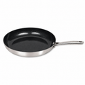 CoreClad 12 IN Tri-Ply Stainless Steel PFAS-Free Nonstick Skillet · Seville