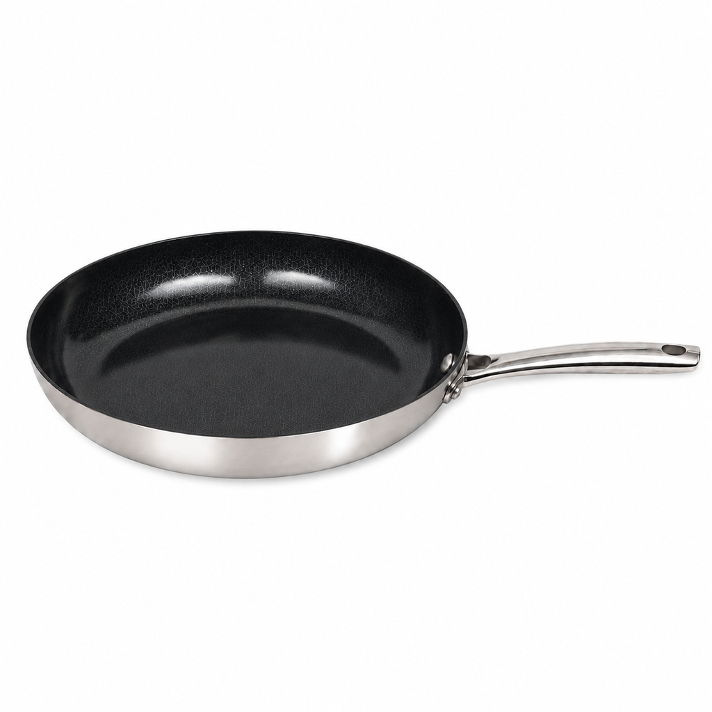 CoreClad 10 IN Tri-Ply Stainless Steel PFAS-Free Nonstick Skillet · Seville