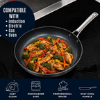 CoreClad 10 IN Tri-Ply Stainless Steel PFAS-Free Nonstick Skillet · Seville