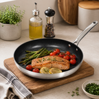 CoreClad 10 IN Tri-Ply Stainless Steel PFAS-Free Nonstick Skillet · Seville