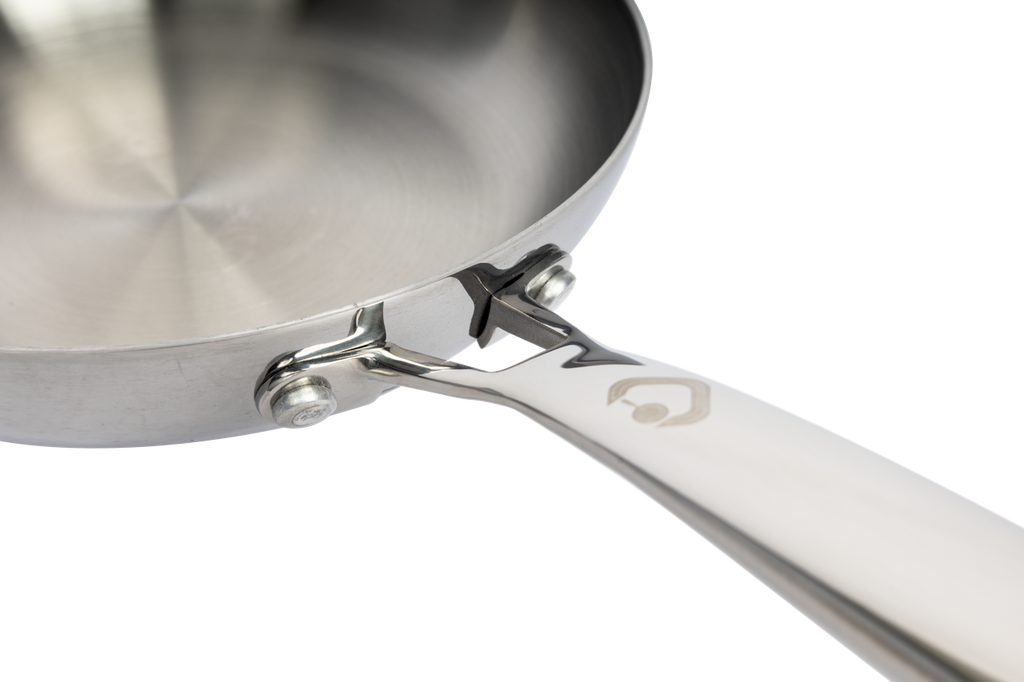 CoreClad 8 IN Tri-Ply Stainless Steel Fry Pan · Malaga