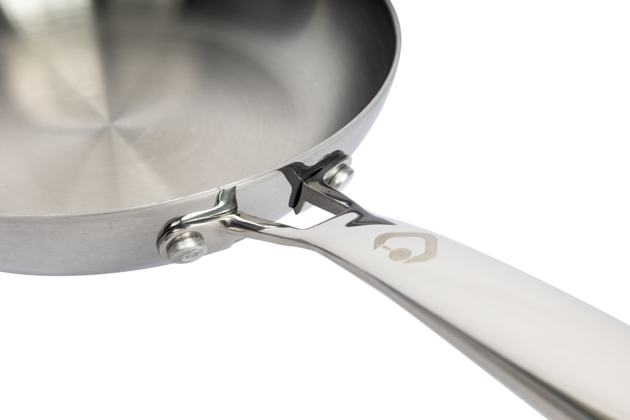 CoreClad 8 IN Tri-Ply Stainless Steel Fry Pan · Malaga