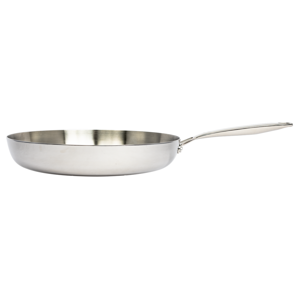 CoreClad 12 IN Tri-Ply Stainless Steel Fry Pan · Malaga