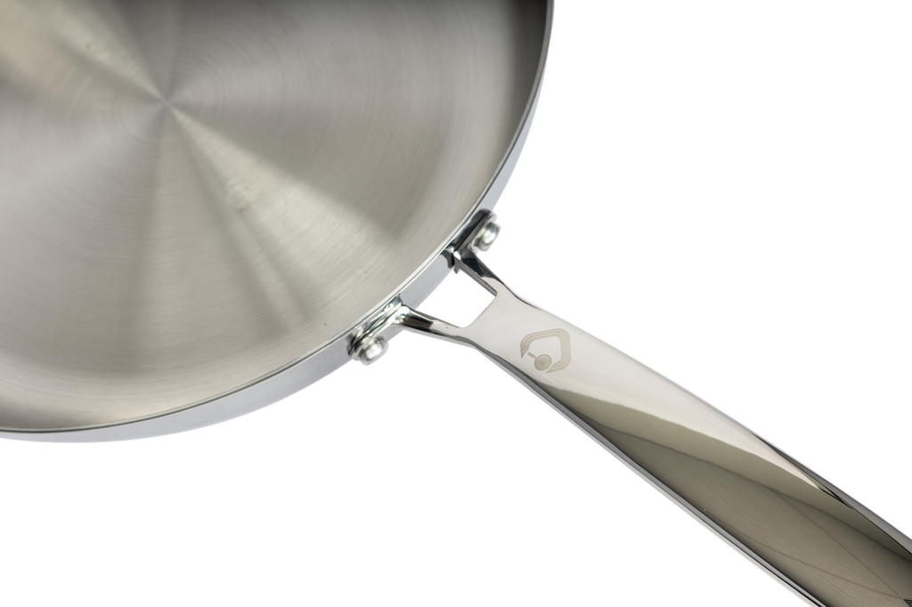CoreClad 12 IN Tri-Ply Stainless Steel Fry Pan · Malaga