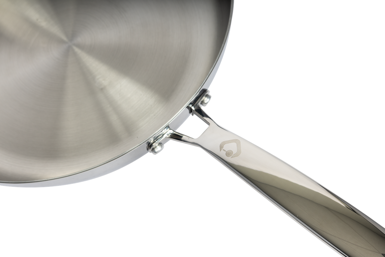 CoreClad 12 IN Tri-Ply Stainless Steel Fry Pan · Malaga