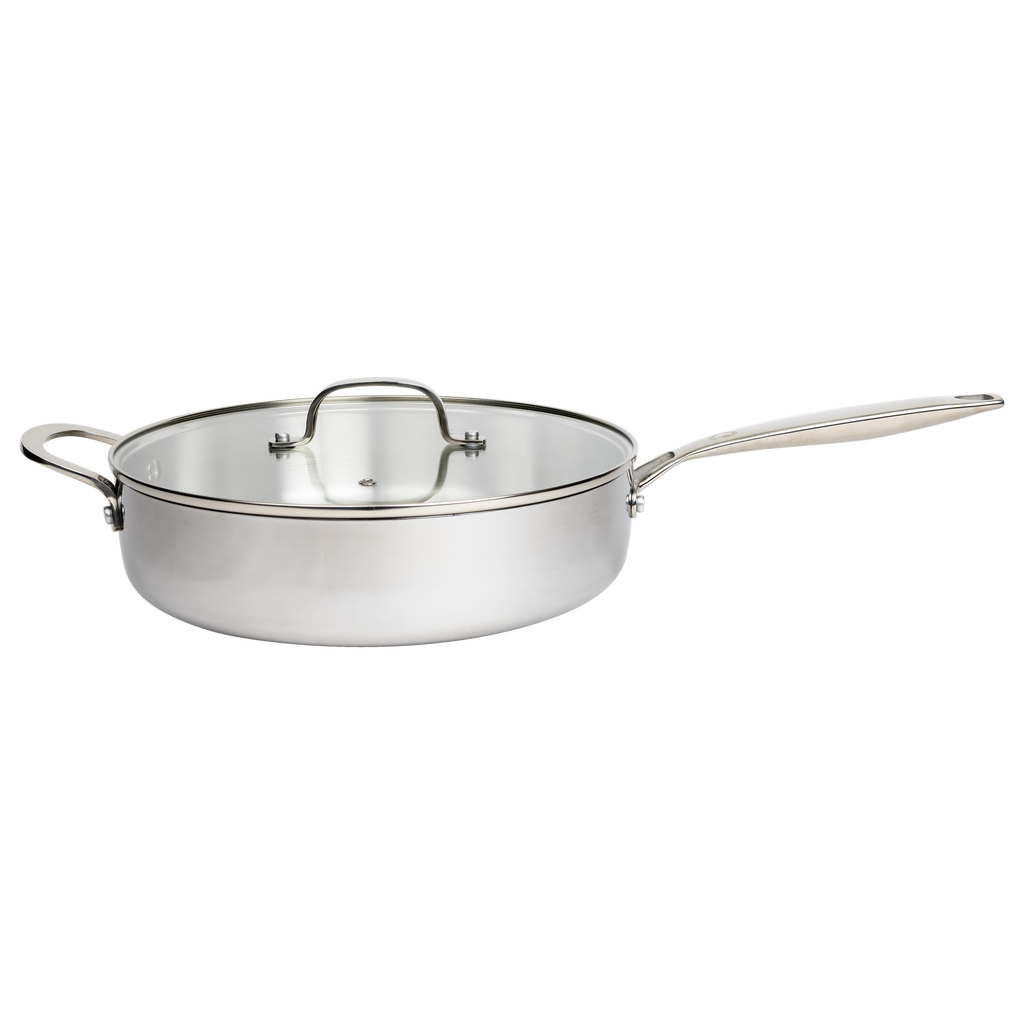 CoreClad 4.2 QT Tri-Ply Stainless Steel Saute Pan · Malaga