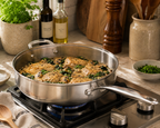 CoreClad 4.2 QT Tri-Ply Stainless Steel Saute Pan · Malaga