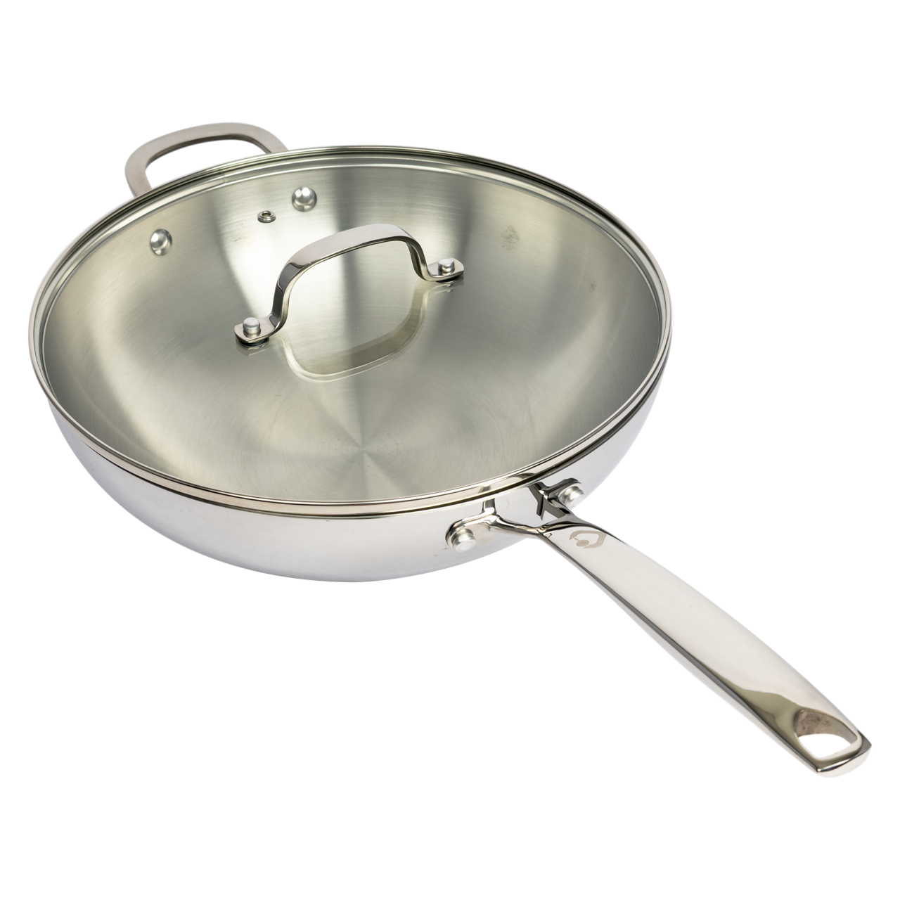 CoreClad 5 QT Tri-Ply Stainless Steel Wok · Malaga