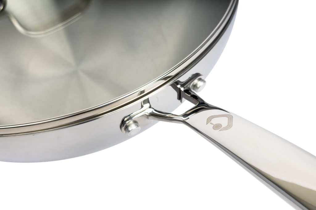 CoreClad 5 QT Tri-Ply Stainless Steel Wok · Malaga