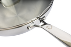 CoreClad 5 QT Tri-Ply Stainless Steel Wok · Malaga