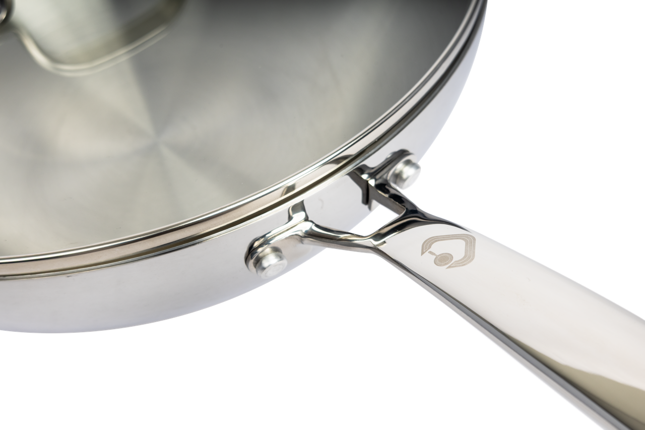 CoreClad 5 QT Tri-Ply Stainless Steel Wok · Malaga