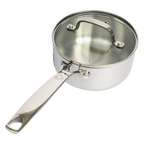 CoreClad 1.5 QT Tri-Ply Stainless Steel Sauce Pan · Malaga