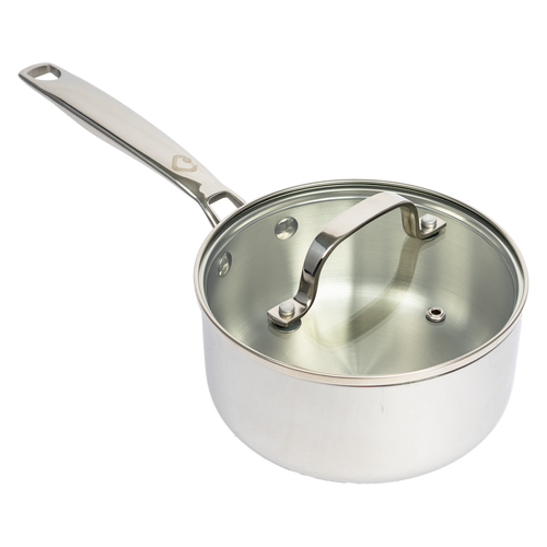 CoreClad 1.5 QT Tri-Ply Stainless Steel Sauce Pan · Malaga
