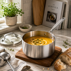 CoreClad 1.5 QT Tri-Ply Stainless Steel Sauce Pan · Malaga
