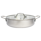 CoreClad 4.2 QT Tri-Ply Stainless Steel Low Casserole · Malaga