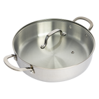 CoreClad 4.2 QT Tri-Ply Stainless Steel Low Casserole · Malaga