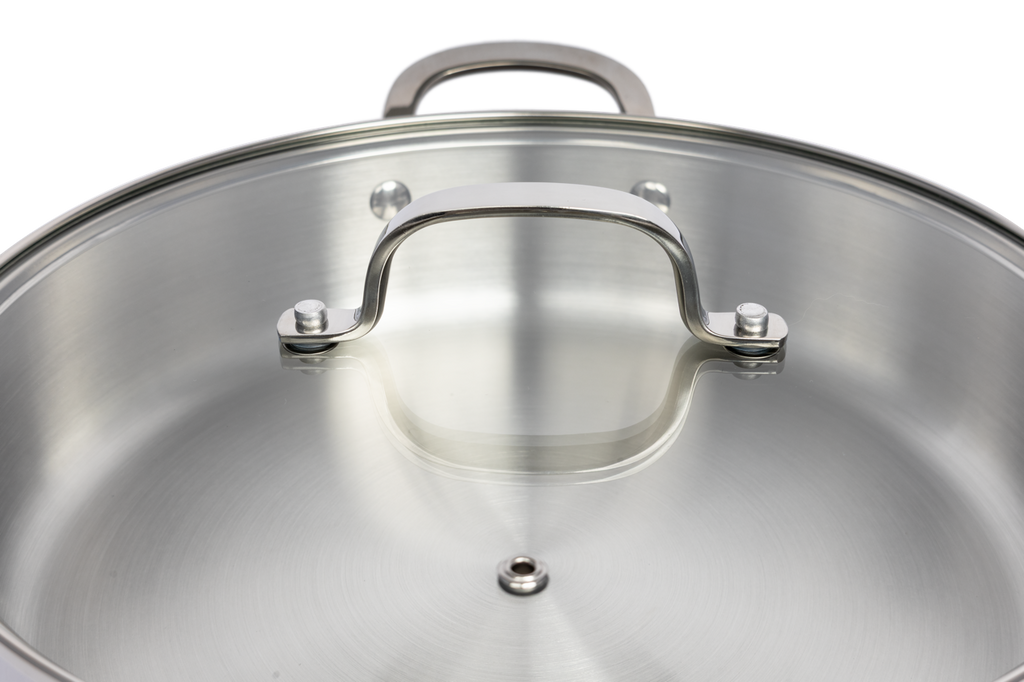 CoreClad 4.2 QT Tri-Ply Stainless Steel Low Casserole · Malaga