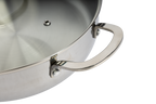 CoreClad 4.2 QT Tri-Ply Stainless Steel Low Casserole · Malaga