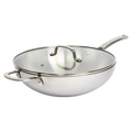 CoreClad 5 QT Tri-Ply Stainless Steel Wok · Seville