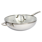CoreClad 5 QT Tri-Ply Stainless Steel Wok · Seville