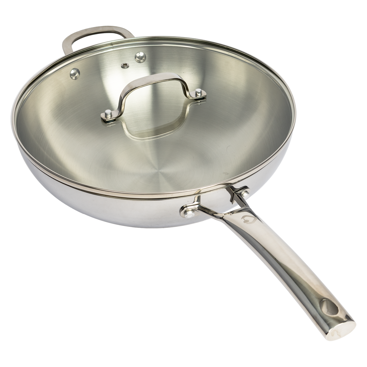 CoreClad 5 QT Tri-Ply Stainless Steel Wok · Seville