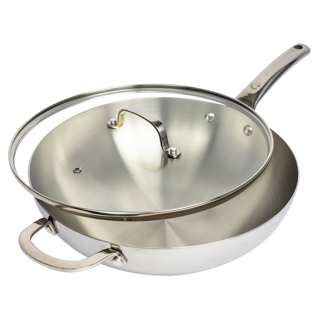 CoreClad 5 QT Tri-Ply Stainless Steel Wok · Seville