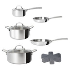 CoreClad Tri-Ply Stainless Steel Cookware Set · Seville · 13 Piece