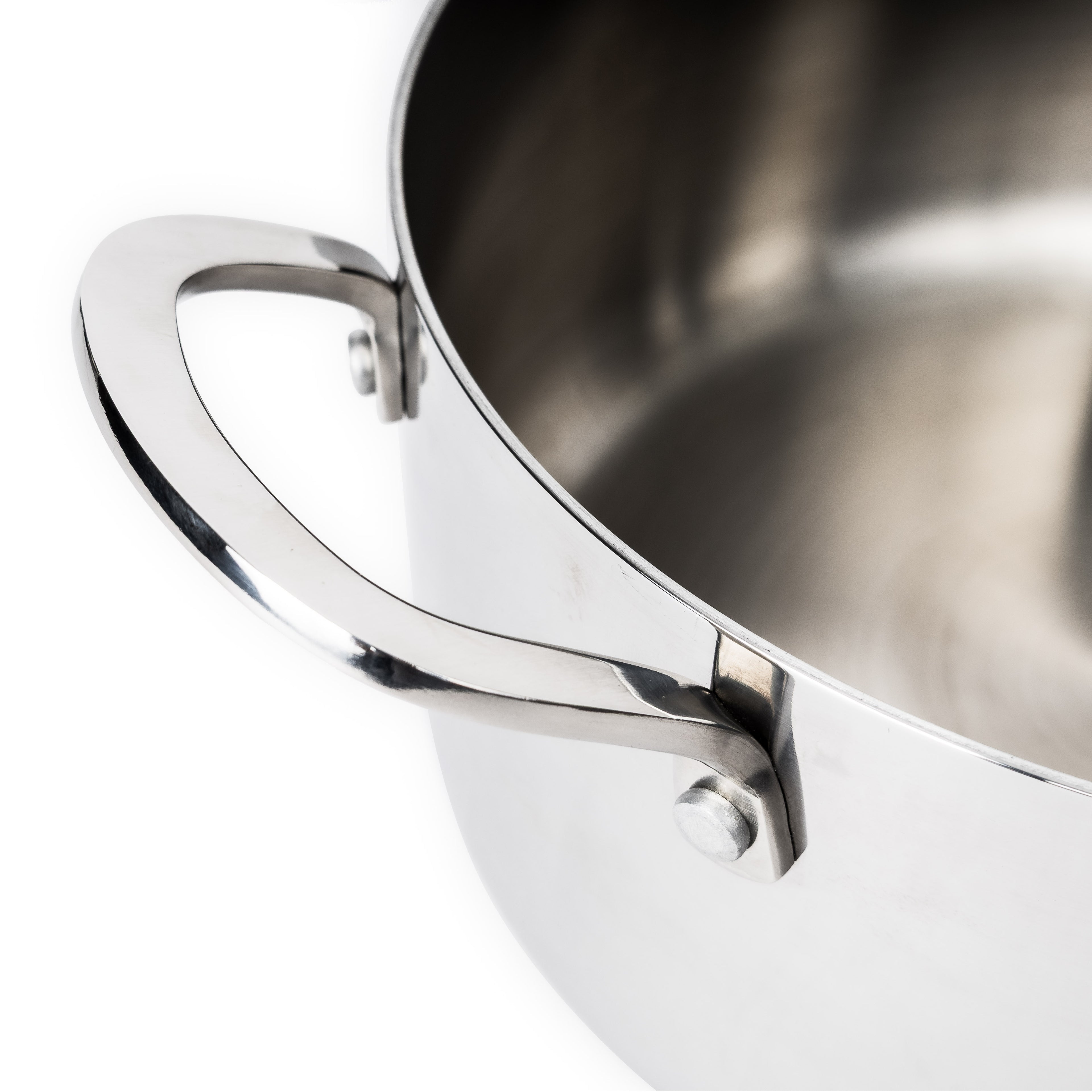 CoreClad Tri-Ply Stainless Steel 5 Quart Casserole and Steamer Set · Seville · With Glass Lid
