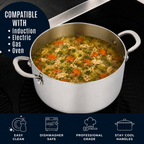 CoreClad 12 QT Tri-Ply Stainless Steel Stock Pot · Seville