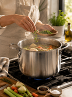 CoreClad Tri-Ply Stainless Steel Stock Pot · Seville · With Glass Lid · 8 QT and 12 QT