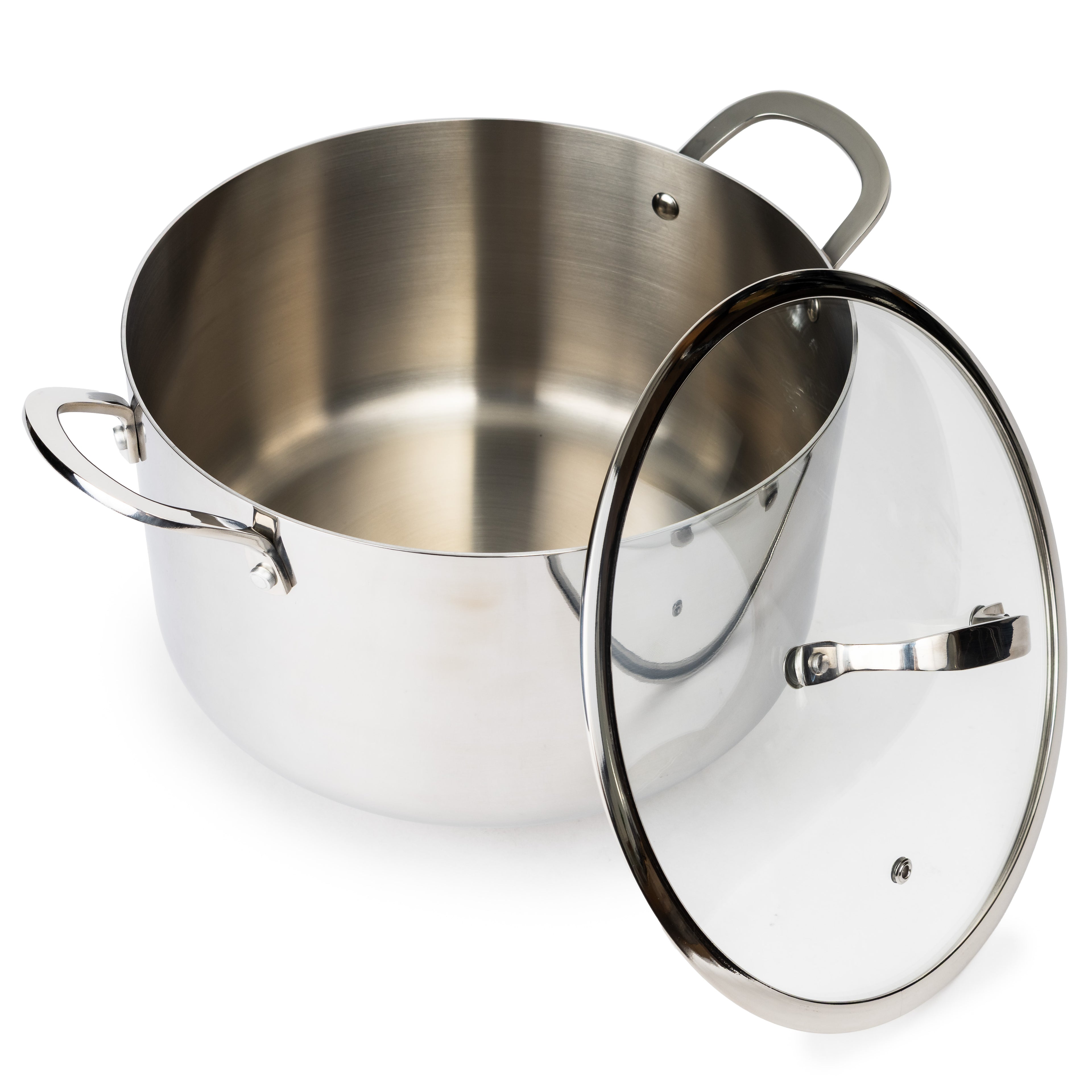 CoreClad 8 QT Tri-Ply Stainless Steel Stock Pot · Seville