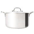 CoreClad Tri-Ply Stainless Steel Stock Pot · Seville · With Glass Lid · 8 QT and 12 QT