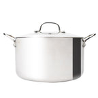 CoreClad Tri-Ply Stainless Steel Stock Pot · Seville · With Glass Lid · 8 QT and 12 QT
