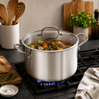 CoreClad 8 QT Tri-Ply Stainless Steel Stock Pot · Seville