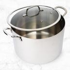 CoreClad 12 QT Tri-Ply Stainless Steel Stock Pot · Seville