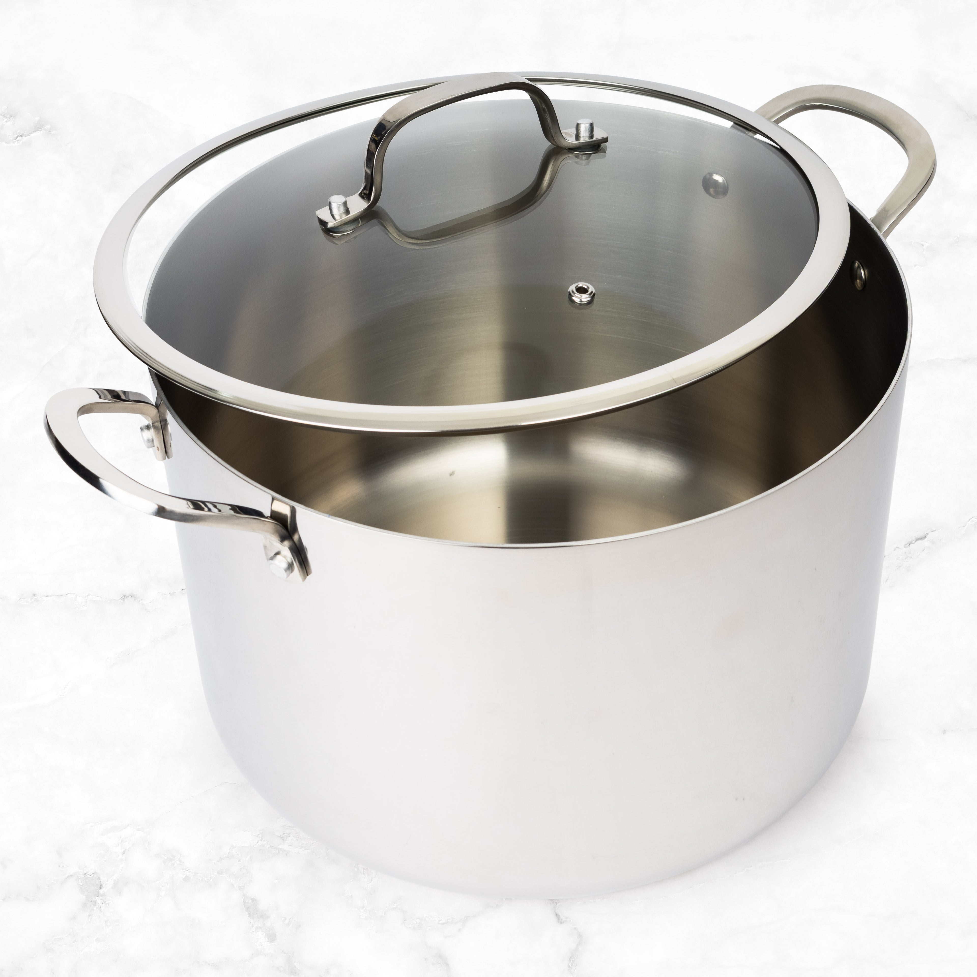 CoreClad 12 QT Tri-Ply Stainless Steel Stock Pot · Seville