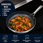 CoreClad Tri-Ply Stainless Steel Skillet Nonstick Set · 2 Piece · Seville · 9" and 11"
