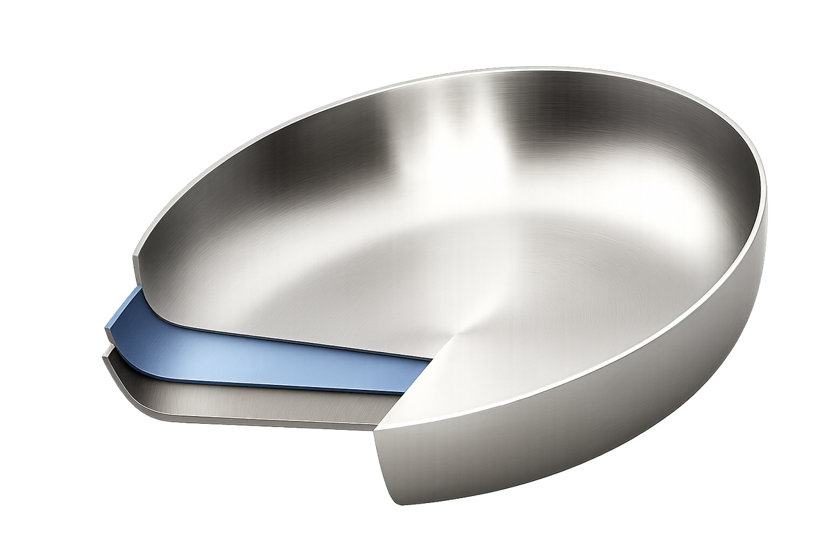 Tri-Ply Stainless Steel Cookware | Non-Toxic & Induction | CoreClad